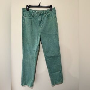 Lauren Conrad size 12 Straight green Jeans